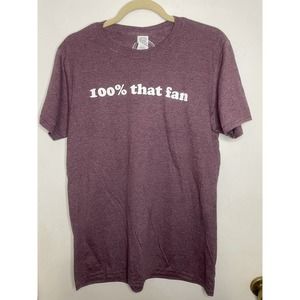 100% That Fan Kick Off Tshirt Size Adult Medium